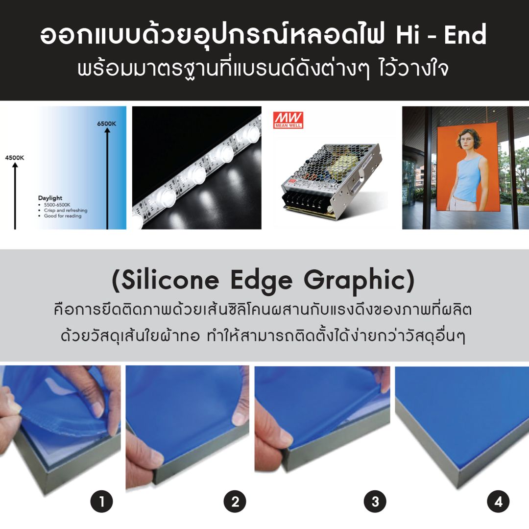 กล่องไฟผ้า ตู้ไฟผ้า