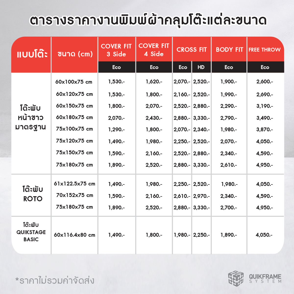 ผ้าปูโต๊ะพิมพ์ลาย